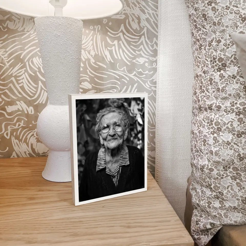 On a Block - Small Rectangle Wood Photo block